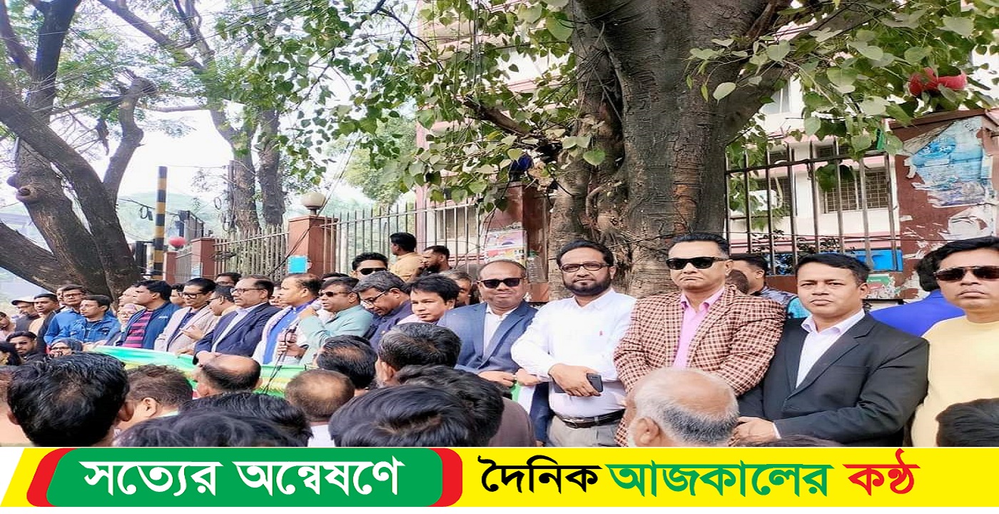 বিএনপি জামাতের নাশকতার প্রতিবাদে স্বেচ্ছাসেবক লীগের বিক্ষোভ