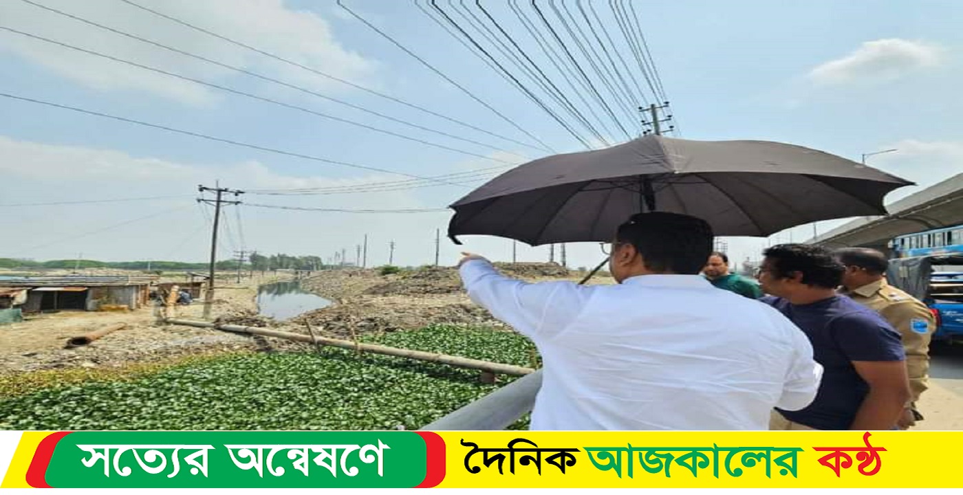 কেরানীগঞ্জের লাইফ লাইন খালগুলোর সংস্কার কাজ পরিদর্শন করেন: নসরুল হামিদ