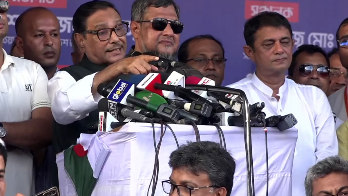 তারেকের বিরুদ্ধে খেলা হবে: ওবায়দুল কাদের