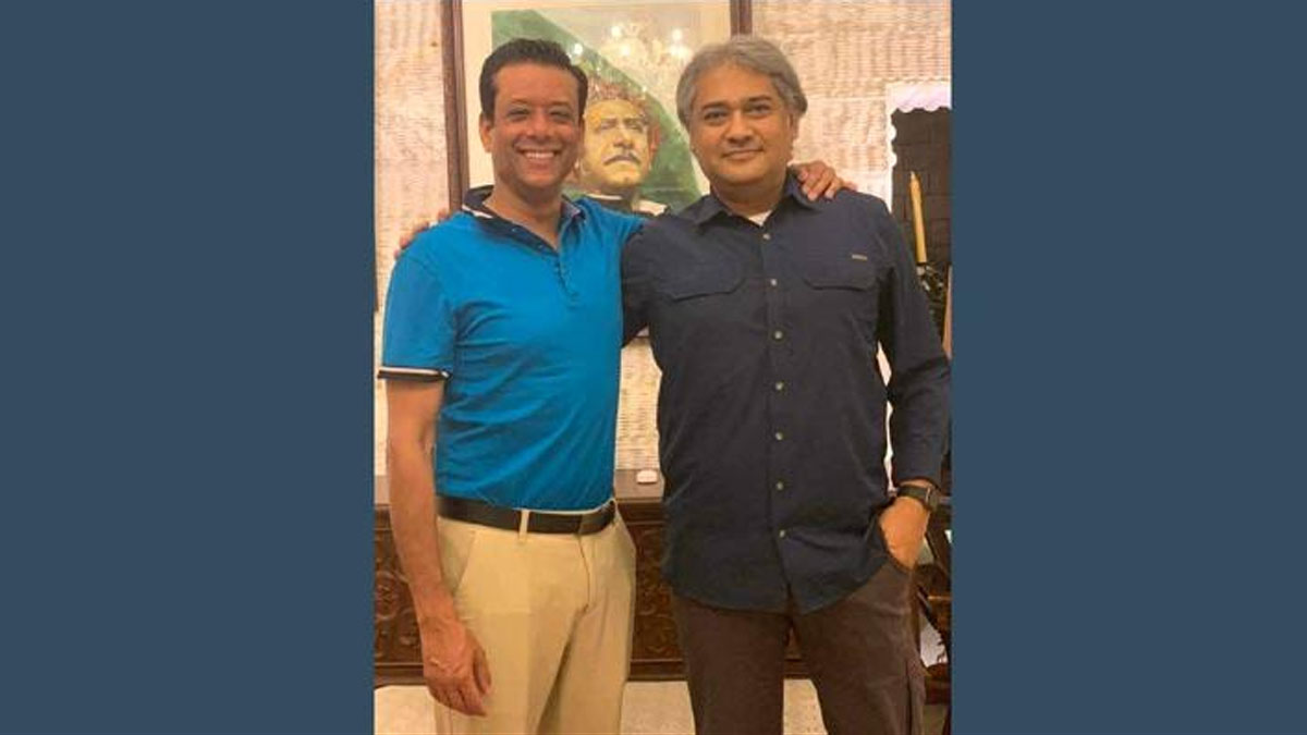 সজীব ওয়াজেদ জয়ের সঙ্গে নৌকার প্রার্থী আরাফাতের সৌজন্য সাক্ষাৎ