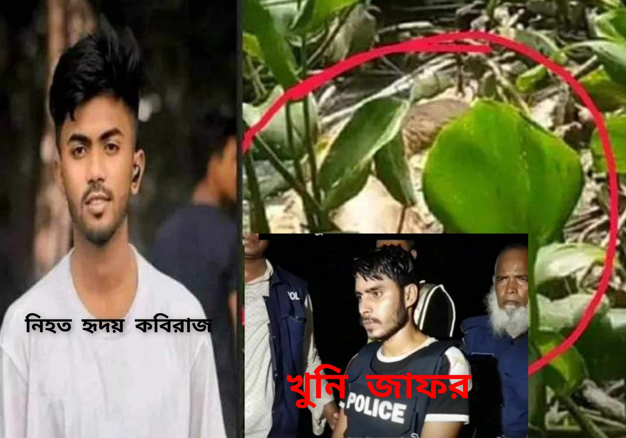 অবশেষে সেই নিখোঁজ হৃদয় কবিরাজের অর্ধগলিত লাশ উদ্ধার, খুনি জাফর খান সহ গ্রেফতার ৩