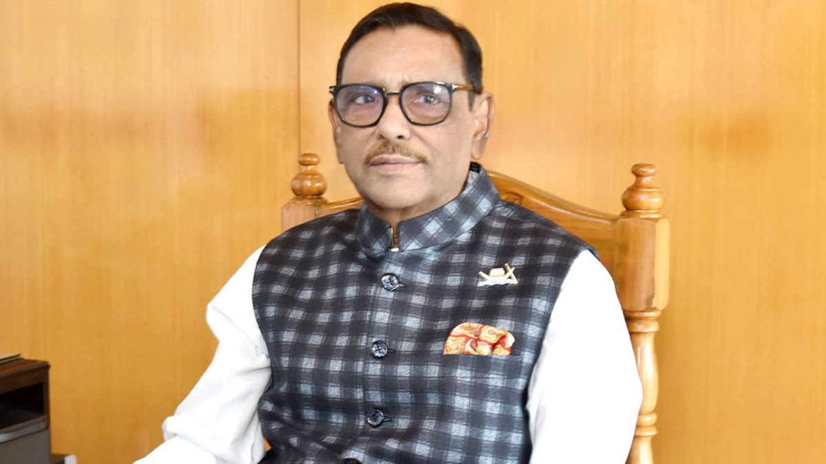 রোহিঙ্গা সংকট সমাধানে বিএনপির রূপরেখা হাস্যকর: ওবায়দুল কাদের