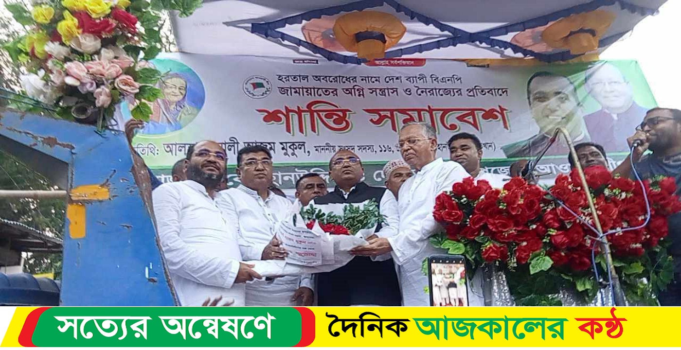 ভোলায় উন্নয়ন শুভযাত্রা ও শান্তির সমাবেশ অনুষ্ঠিত হয়েছে