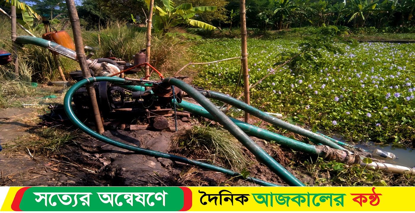 ভেদরগঞ্জে উপজেলা সখিপুর ডিএম খালিতে অবৈধ ড্রেজার দিয়ে বালু উত্তোলন 