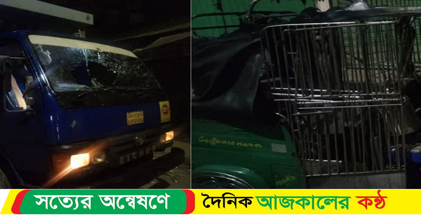 চট্টগ্রামে দুটি গাড়িতে অগ্নিকাণ্ড