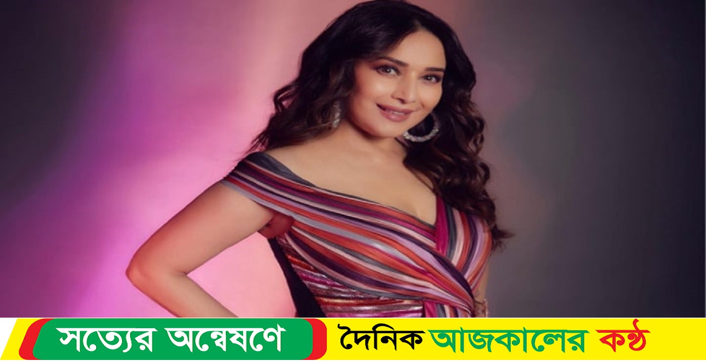 দীপাবলিতে মাধুরীর চুলে আগুন