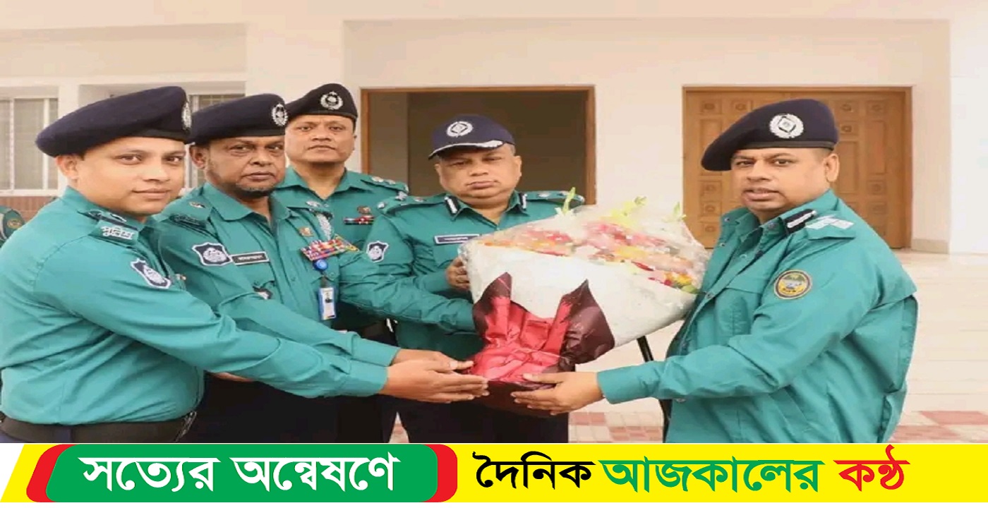 বরিশাল বিএমপি কমিশনার কর্তৃক কেন্দ্রীয় রিজার্ভ অফিস বার্ষিক পরিদর্শন