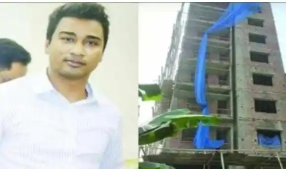 সাব-রেজিষ্ট্রি অফিসে কর্মরত অফিস সহায়ক তাজুল ইসলামের নেতৃত্বে গড়ে উঠেছে বহুতল ভবন