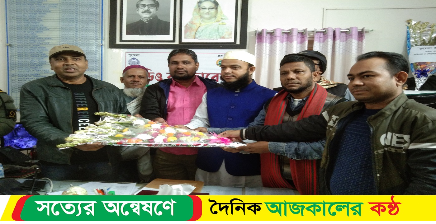 বামনায় নবাগত ওসির সাংবাদিকদের সাথে মতবিনিময় সভা