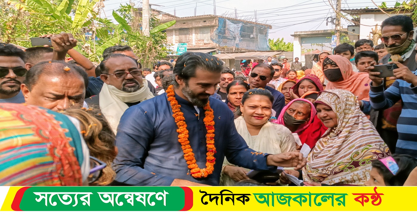 বাগেরহাটে নির্বাচনী প্রচার-প্রচারণায় শেখ তন্ময়
