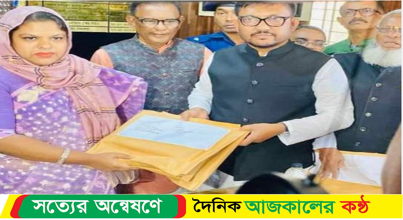 ভোলা-৩ আসনে ৪র্থ বার নৌকার মনোনয়ন জমা দিলেন-এমপি শাওন
