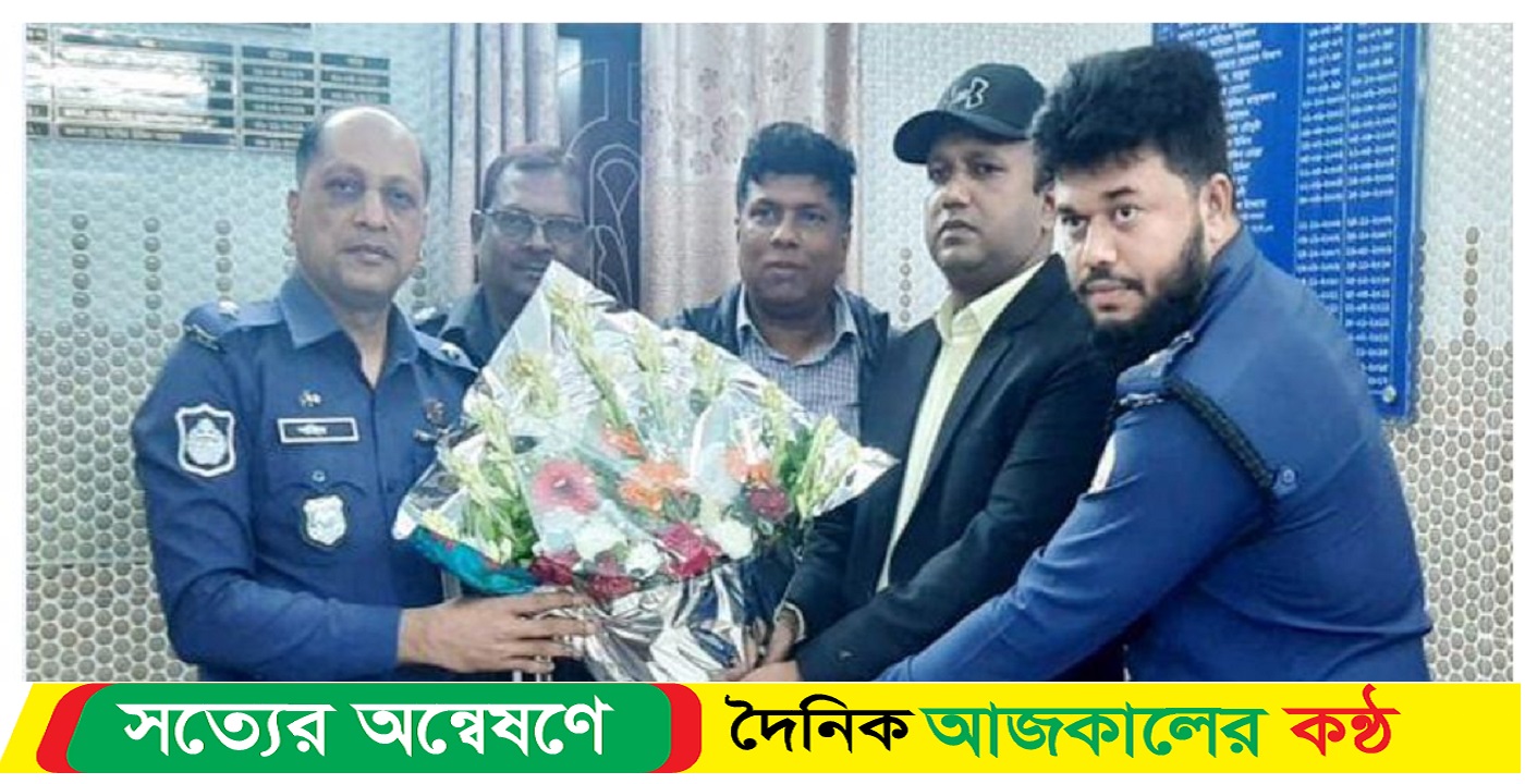 ঝালকাঠি সদর থানায় নবাগত ওসি শহিদুল ইসলাম’র যোগদান