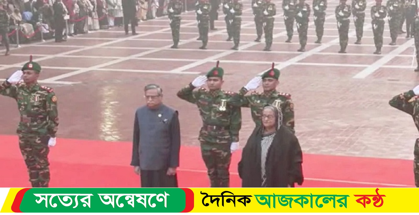শহীদ বুদ্ধিজীবী স্মৃতিসৌধে রাষ্ট্রপতি-প্রধানমন্ত্রীর শ্রদ্ধা