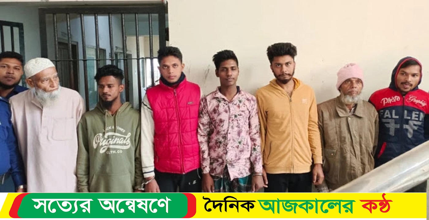 রাজাপুরে গণধর্ষন মামলার প্রধান আসামি সহ গ্রেফতার ৮