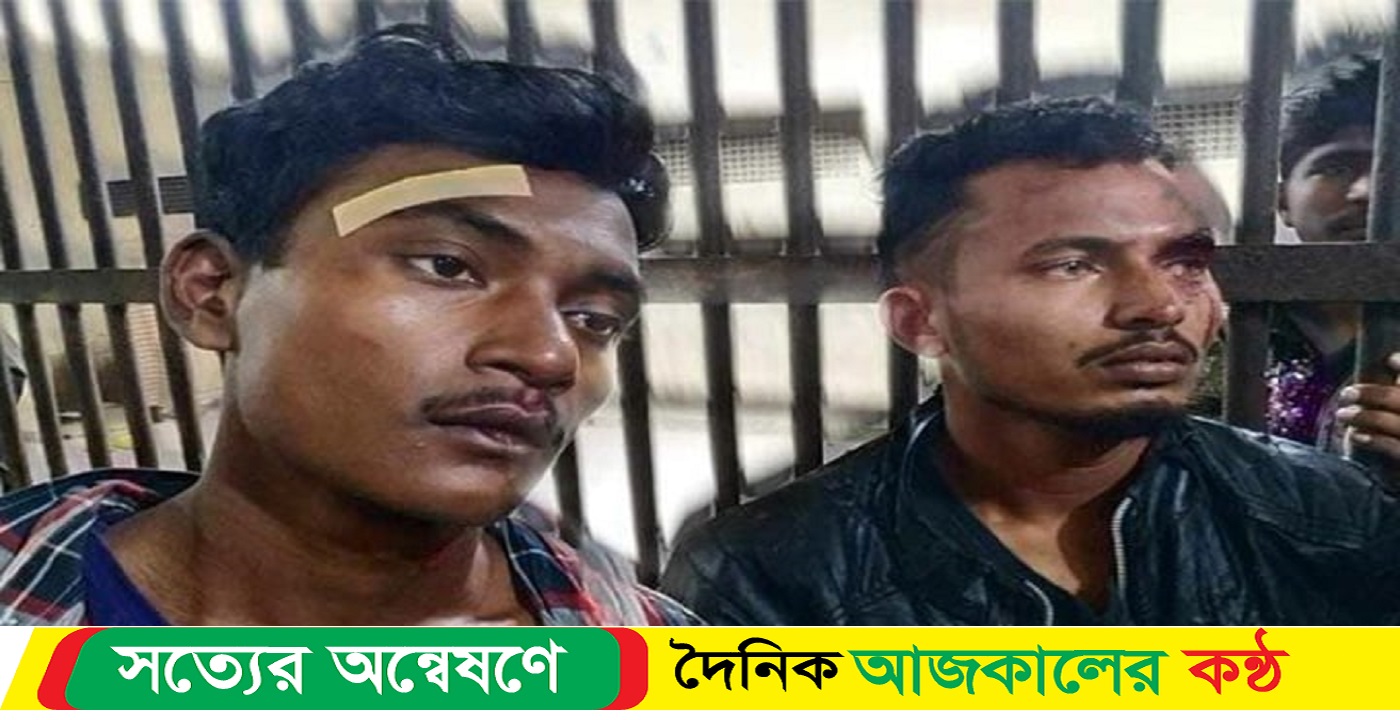 বাসে আগুন দিয়ে পালানোর সময় দুই যুবদল কর্মী আটক