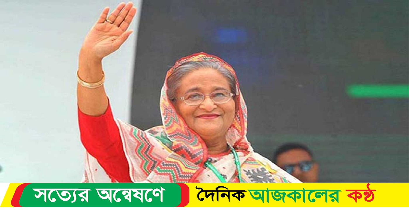 টুঙ্গিপাড়ায় অপ্রতিরোধ্য শেখ হাসিনা