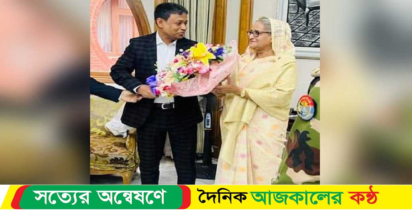 প্রধানমন্ত্রীকে শুভেচ্ছা জানালেন ডিবিপ্রধান হারুন
