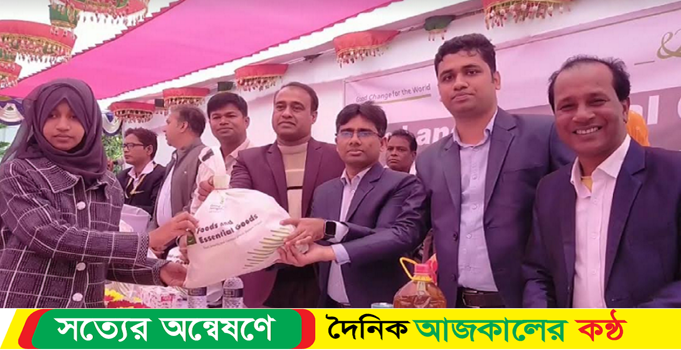 ৪ শত শিশুদের মাঝে খাদ্য পণ্য বিতরণ