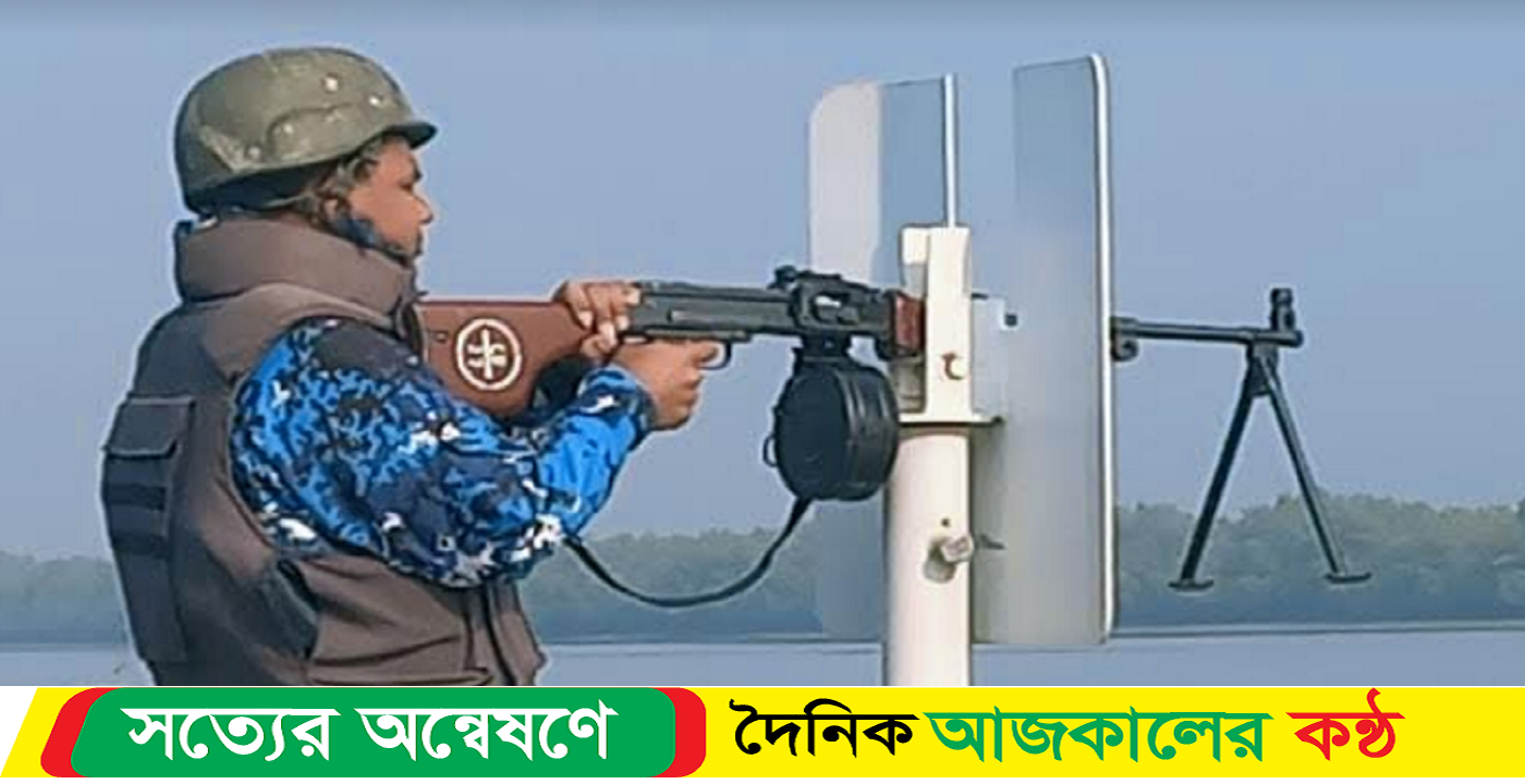 নাফ নদীতে কোস্ট গার্ডের টহল