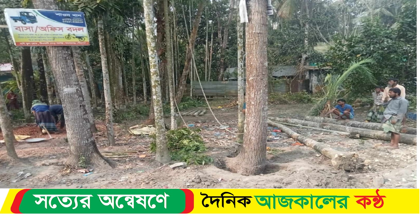 বাকেরগঞ্জে সংখ্যালঘু পরিবারের জমি দখলের অভিযোগ