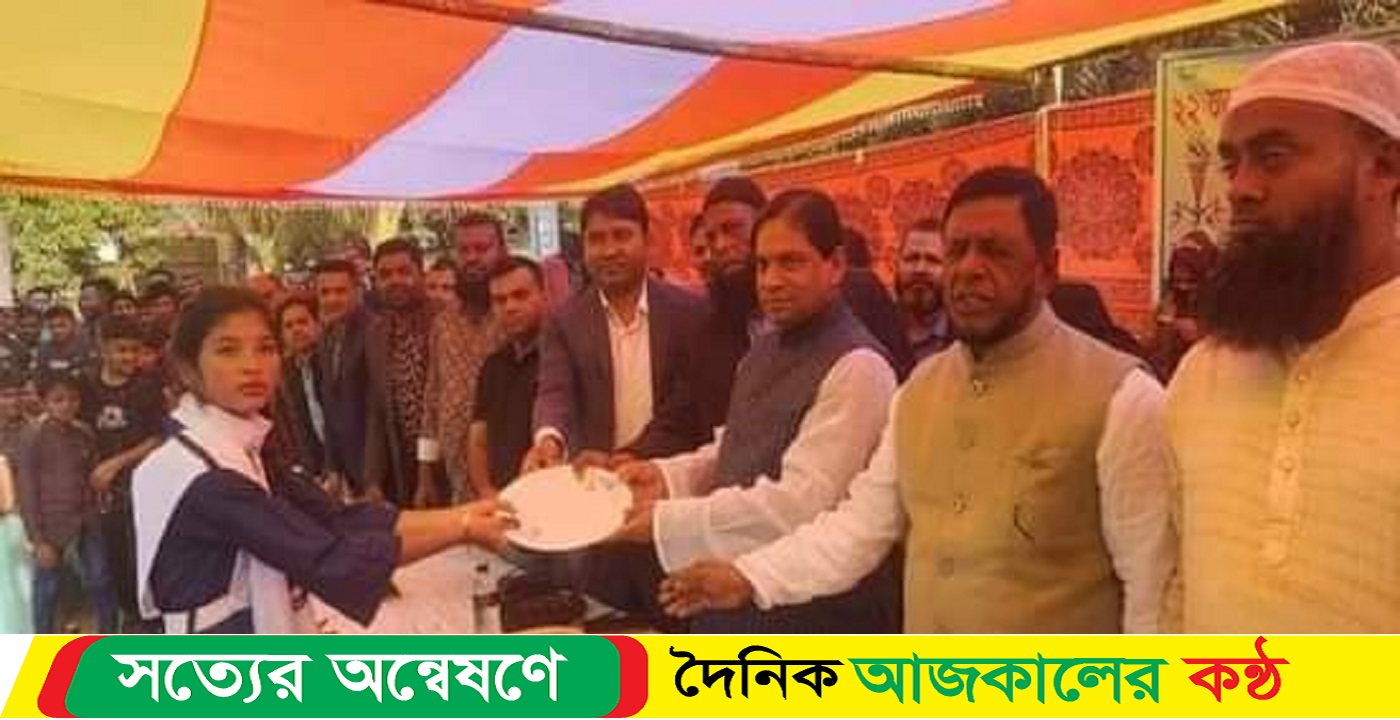 গৌরনদীর হোসনাবাদ মাঃ বালিকা বিদ্যালয়ের ক্রীড়া প্রতিযোগীতা পুরুস্কার বিতরণ