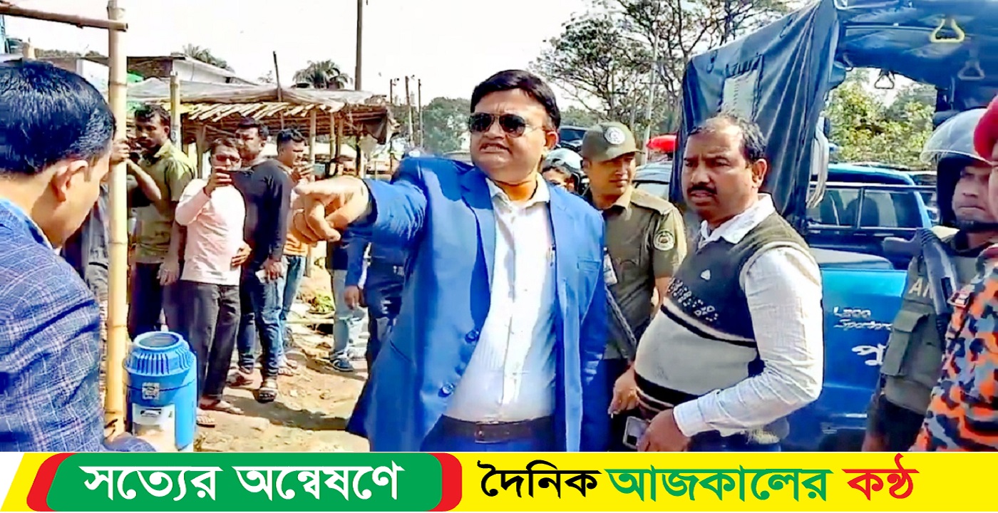 লক্ষীপাশা চৌরাস্তা বাজার ৭ দিনের নোটিশ ঘোষণা করার ১ দিন পরই বাজার উচ্ছেদ
