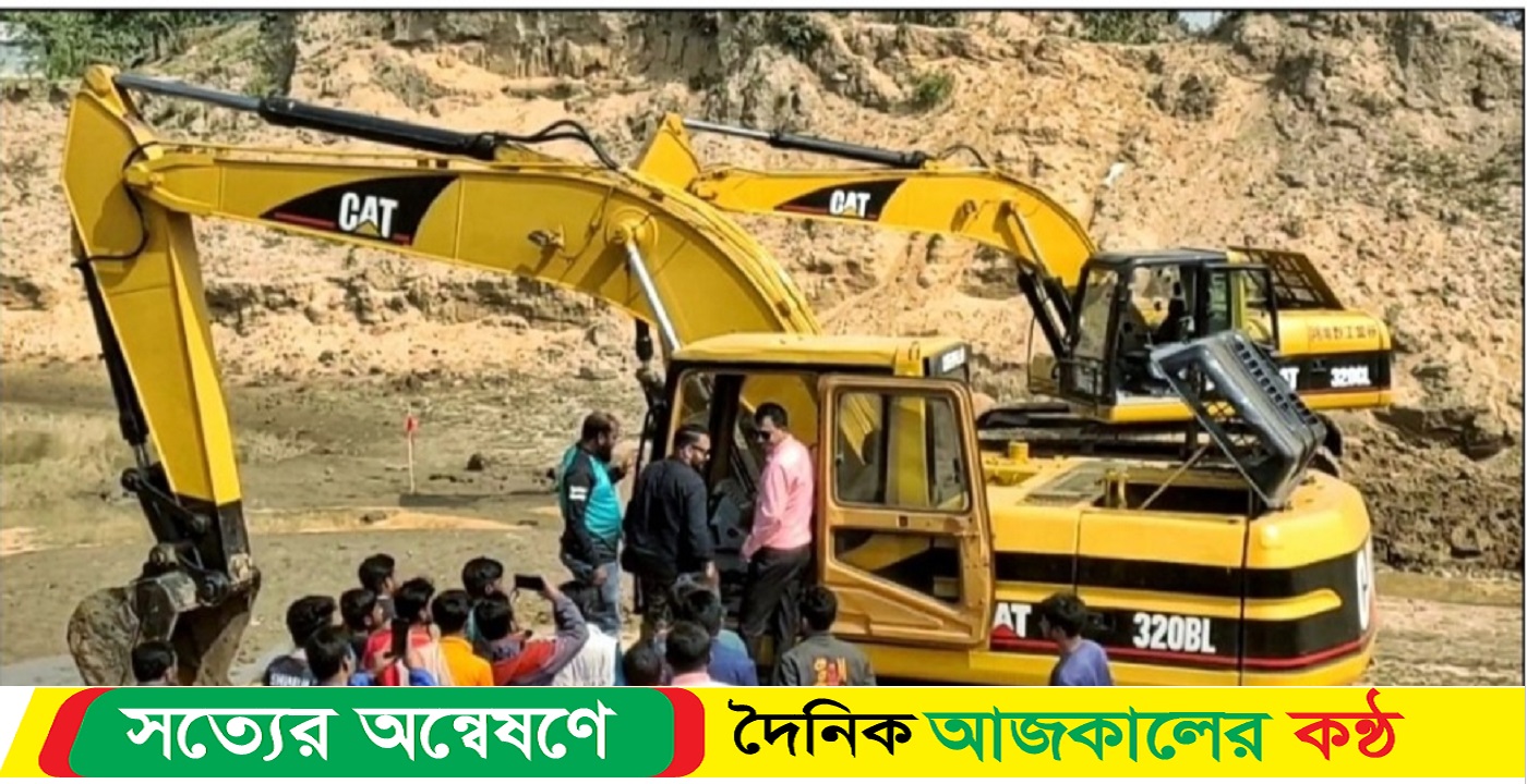 নেত্রকোণা পূর্বধলায় নদী খননে দূর হতে যাচ্ছে জনদুর্ভোগঃ ঘটবে কৃষি বিপ্লব তাই স্থানীয়দের আশা
