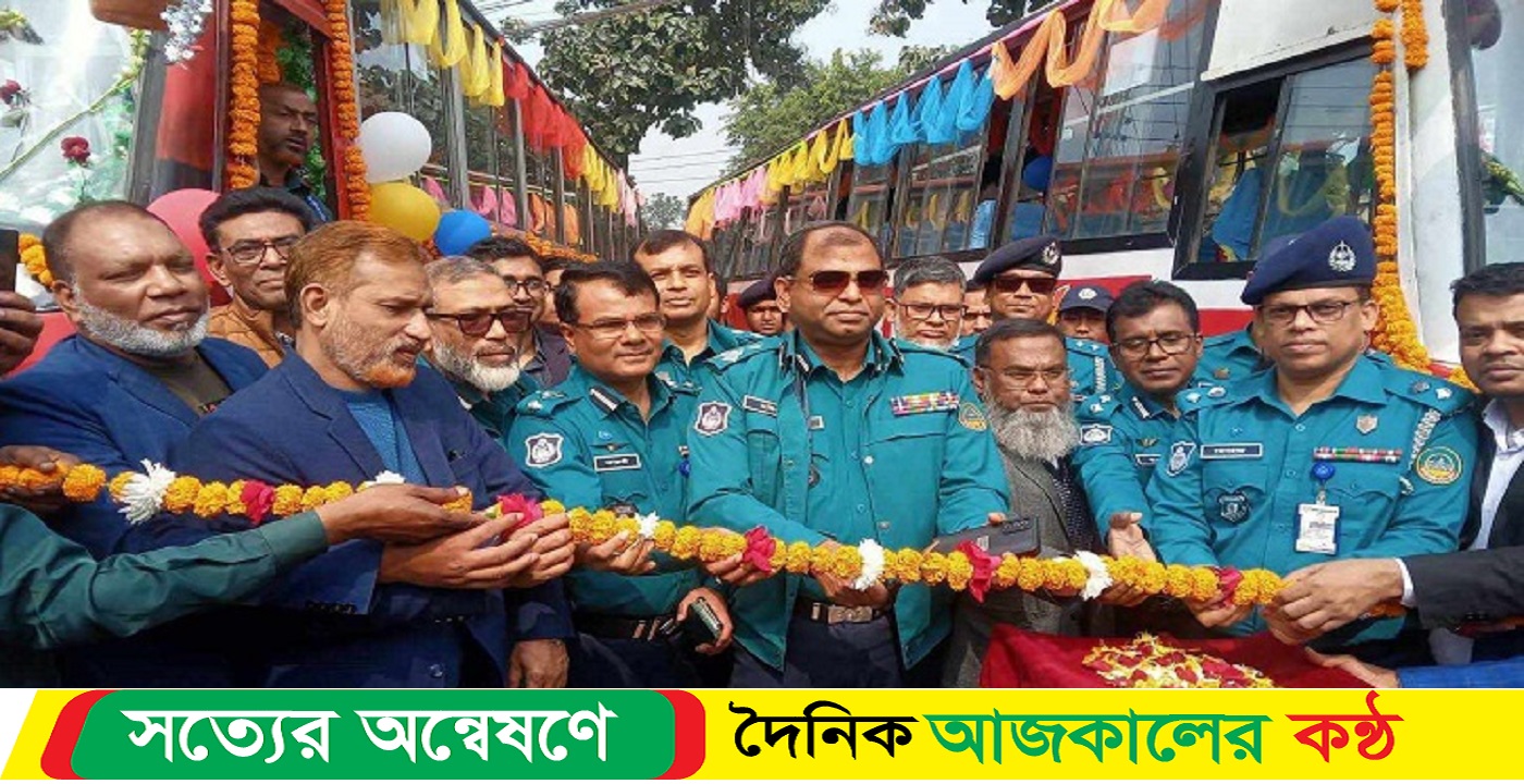 রংপুরে চালু হলো সিটি বাস সার্ভিস