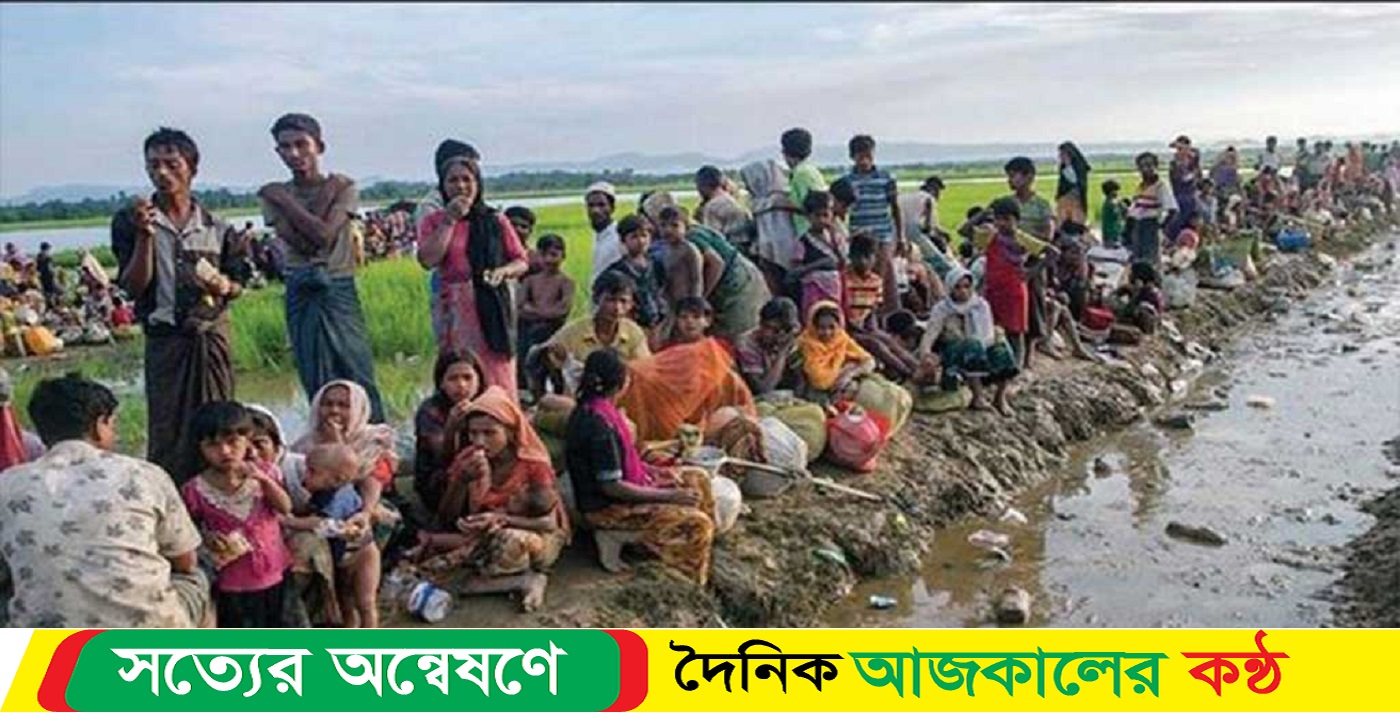 বাংলাদেশে ঢুকতে ফের সীমান্তে অবস্থান