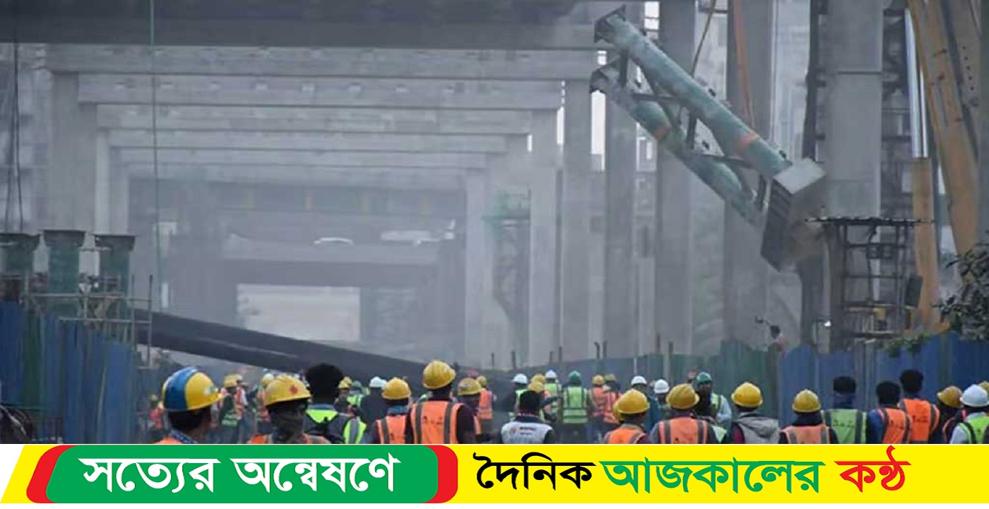 ফের দুর্ঘটনায় এক্সপ্রেসওয়ের ক্রেন, ট্রেন চলাচল বিঘ্ন