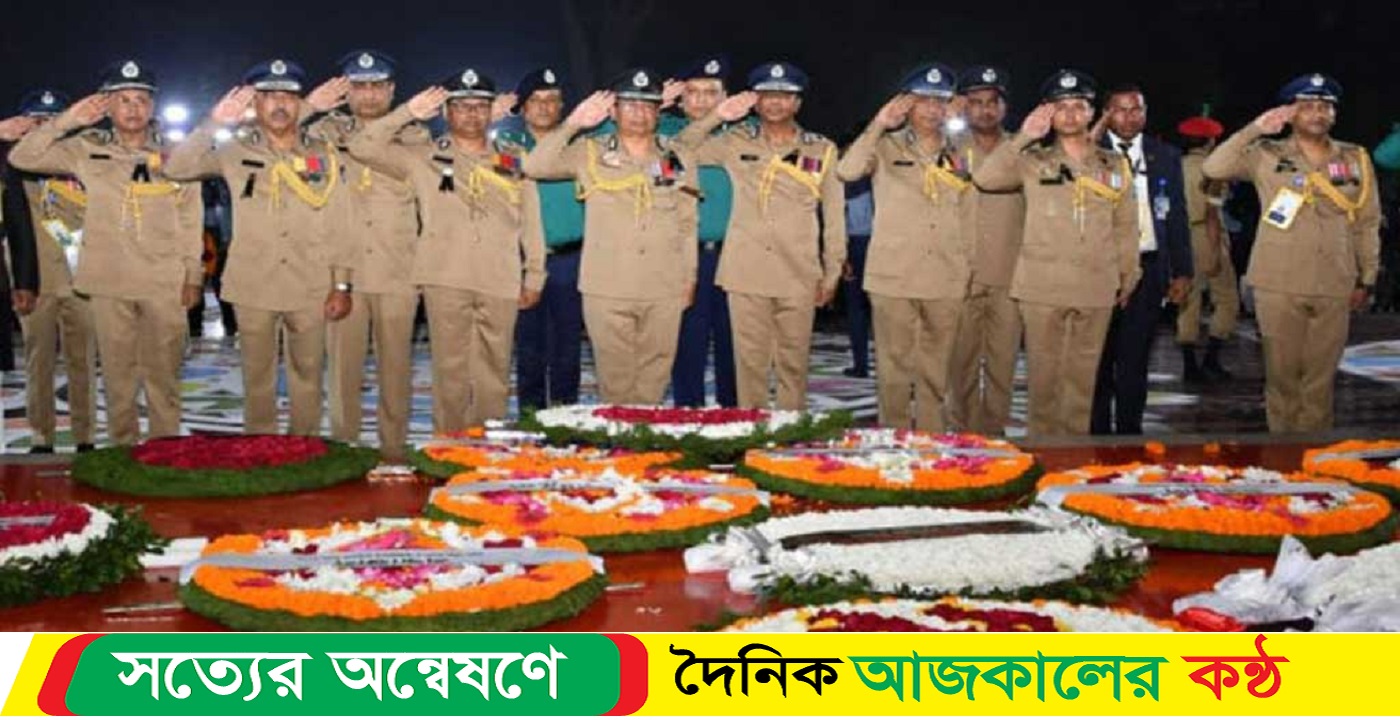 ভাষা শহীদদের প্রতি আইজিপির শ্রদ্ধা