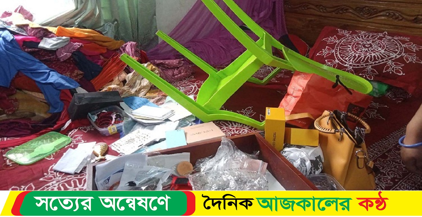 তিনতলা ফ্ল্যাটের দরজা ভেঙে দুর্ধর্ষ চুরি