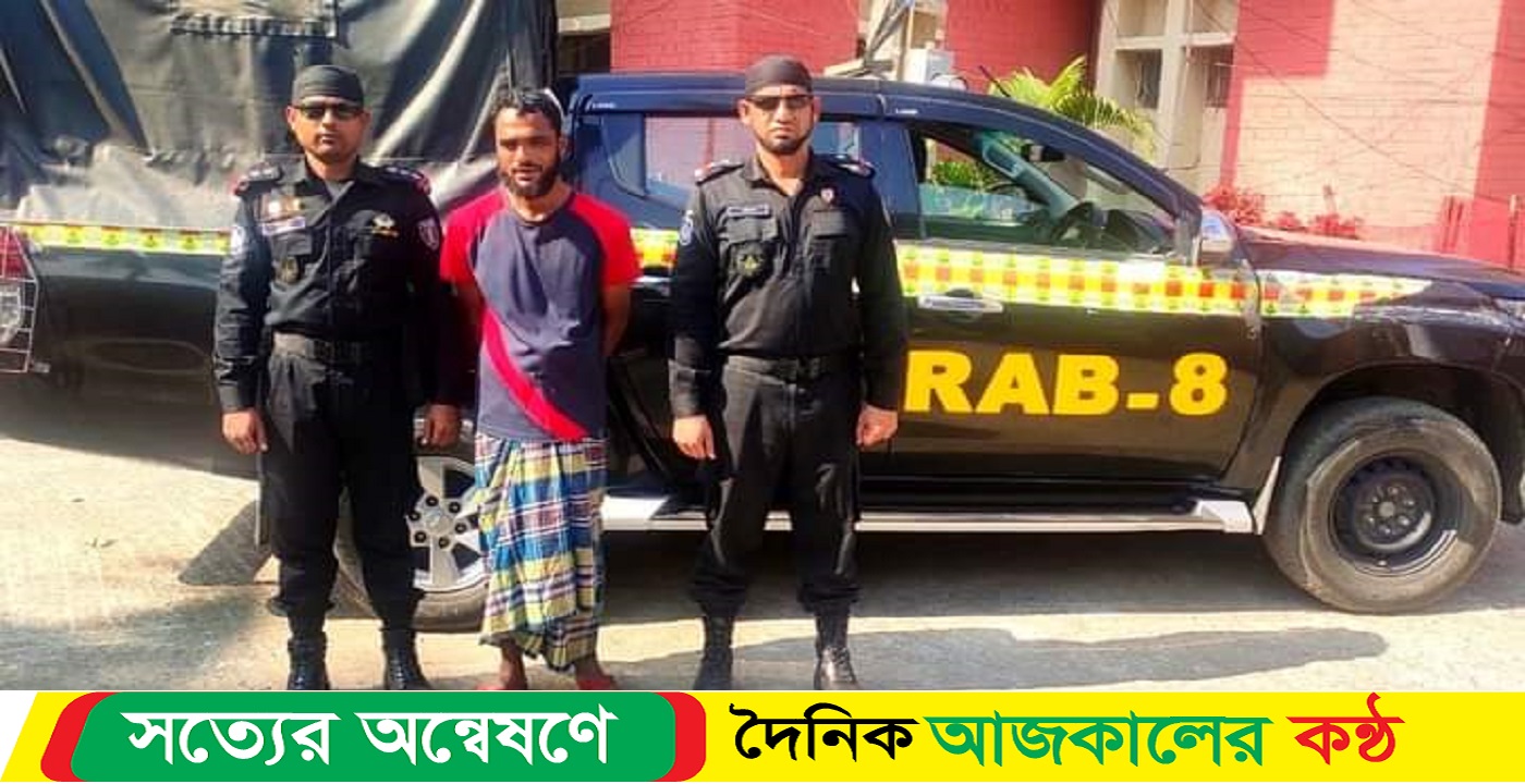 র্যাবের হাতে ১৩৩ পিস ইয়াবাসহ গ্রেফতার ১