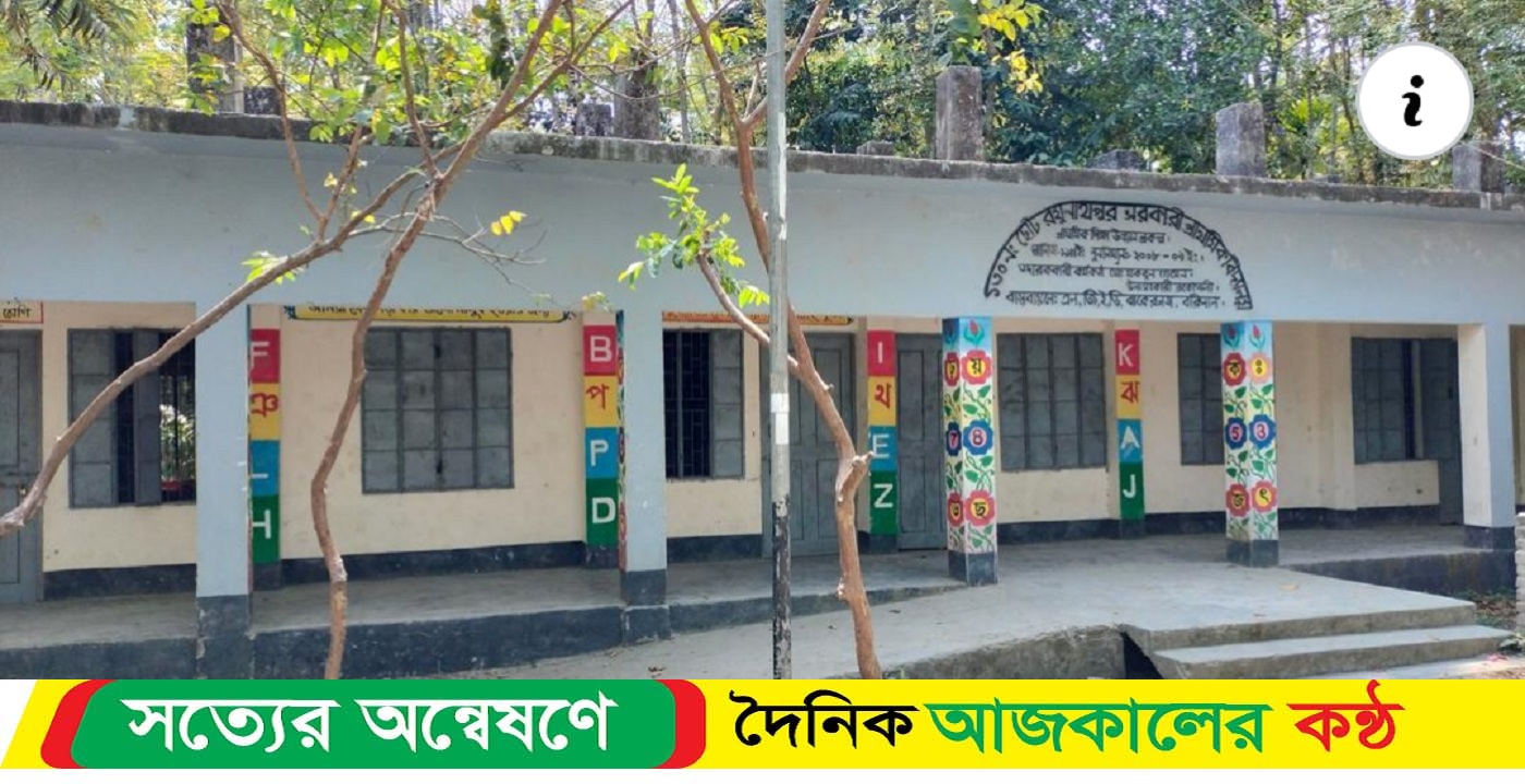 বাকেরগঞ্জ সরকারি প্রাথমিক বিদ্যালয়ের ৭ শিক্ষক ব্যস্ত গল্পে, শিক্ষার্থী শূন্য বিদ্যালয়