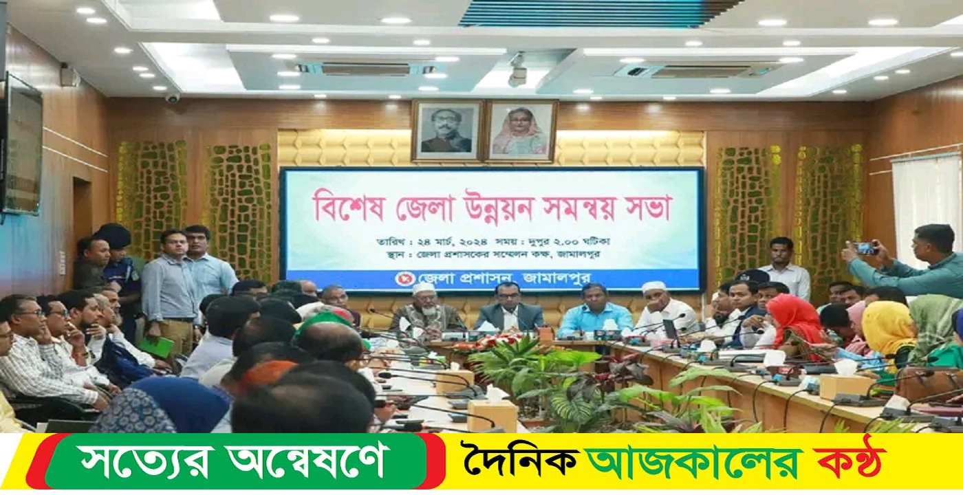 বিশেষ জেলা উন্নয়ন সমন্বয় সভা অনুষ্ঠিত