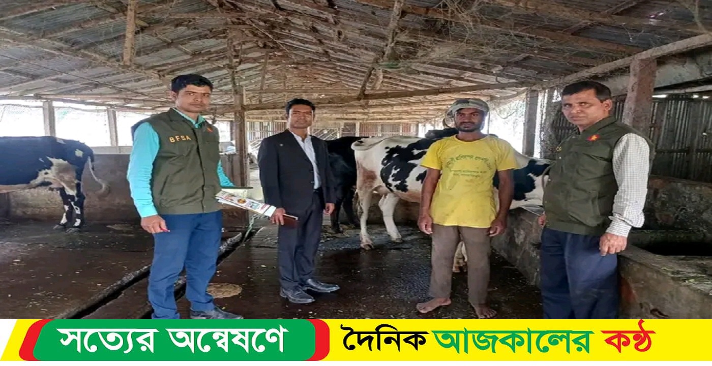লালমনিরহাট জেলায় পোল্ট্রি ও গরুর খামার মনিটরিং করা হয়