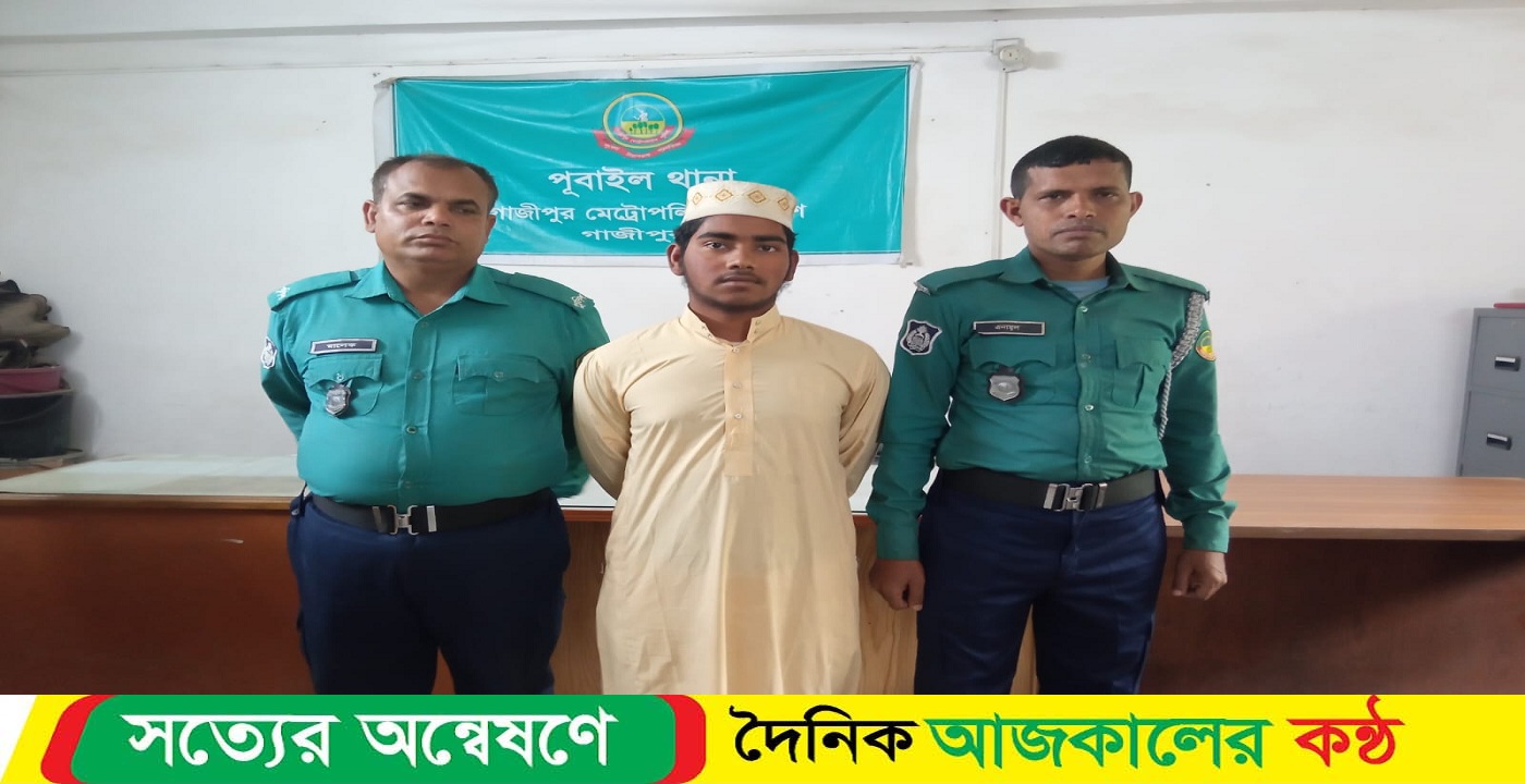 পূবাইলে ধর্ষণের অভিযোগে আটক ০১