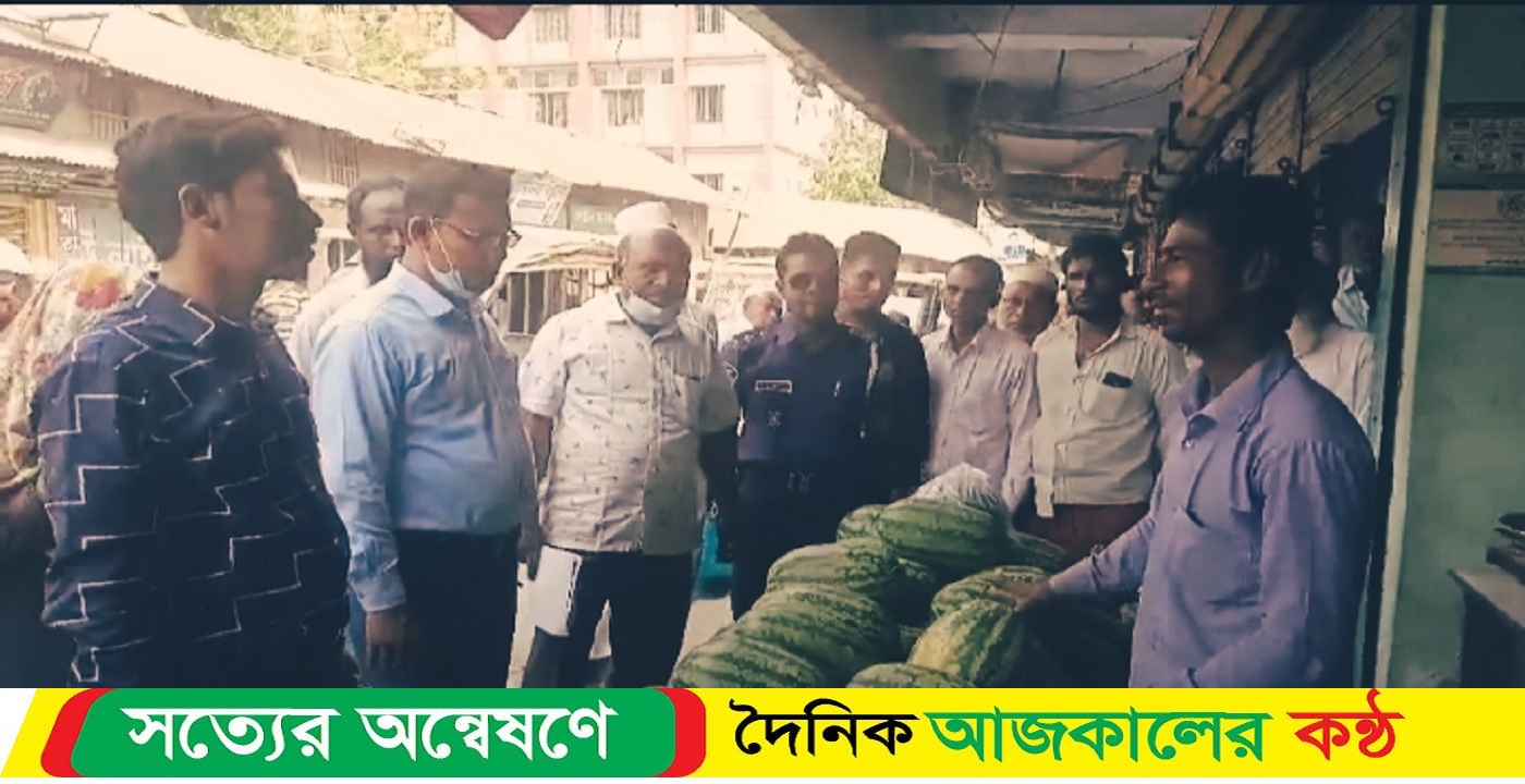 বামনায় মোবাইল কোর্ট পরিচালনায় ০৩ জনকে জরিমানা