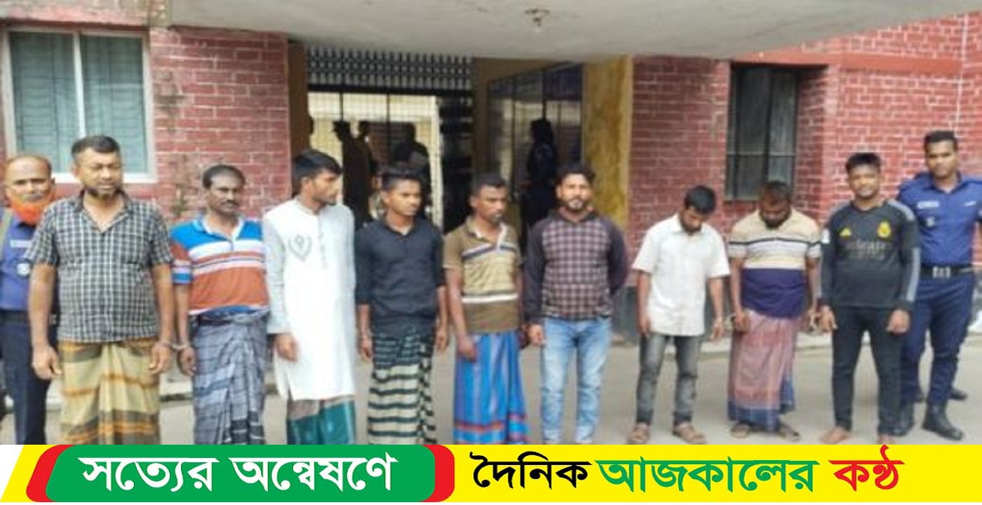 বাগেরহাটে নগদ টাকাসহ ৮জুয়ারী গ্রেফতার