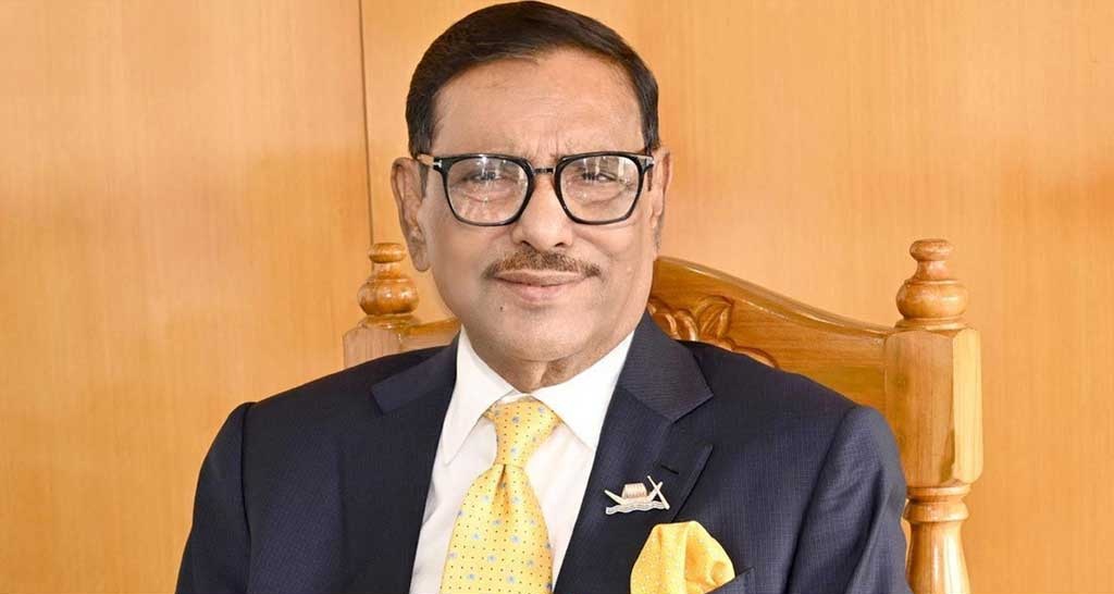 সিঙ্গাপুর গেলেন ওবায়দুল কাদের স্বাস্থ্য পরীক্ষার জন্য