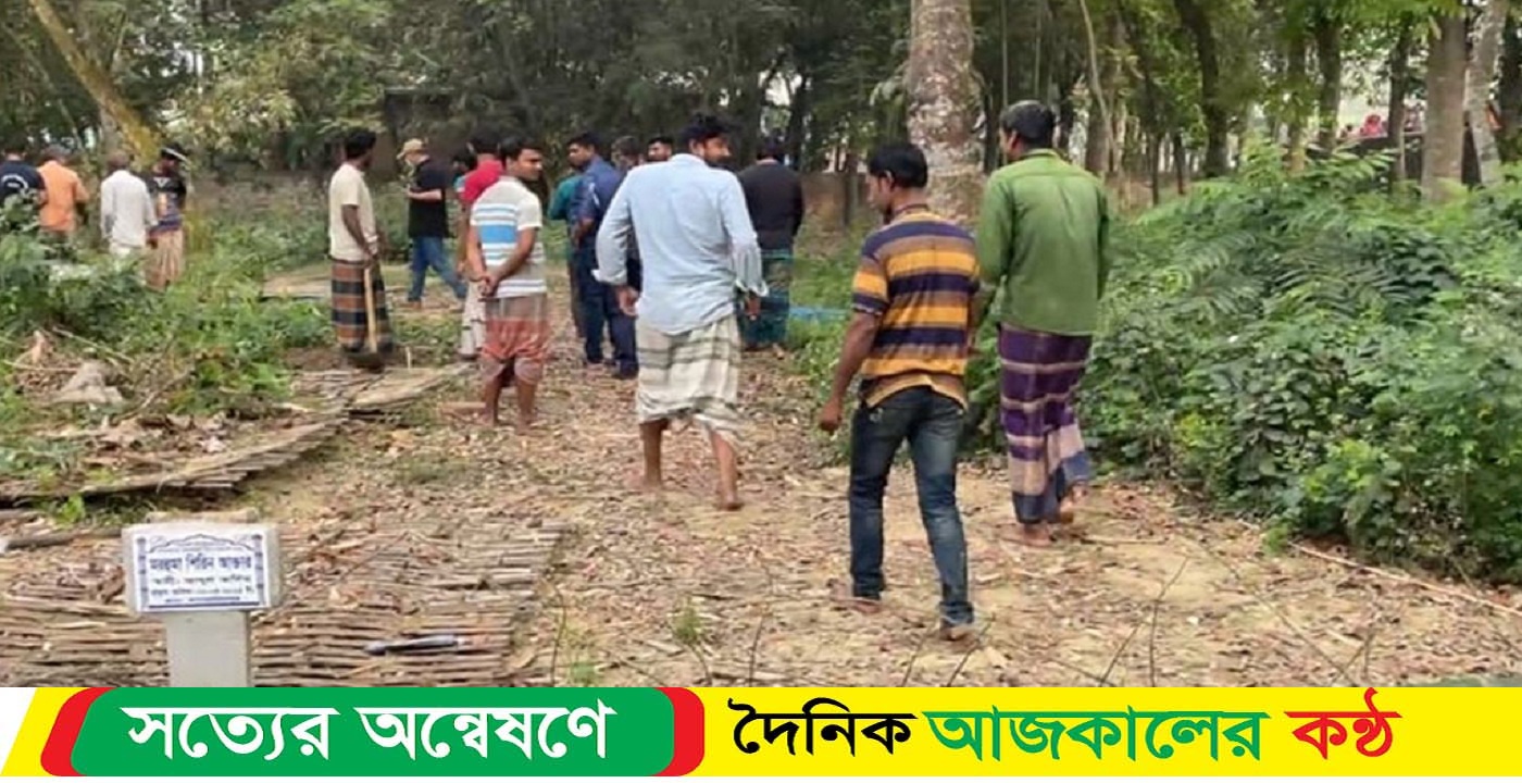 এলাকায় চাঞ্চল্য, ১৭ কবরের মাটি সরানো