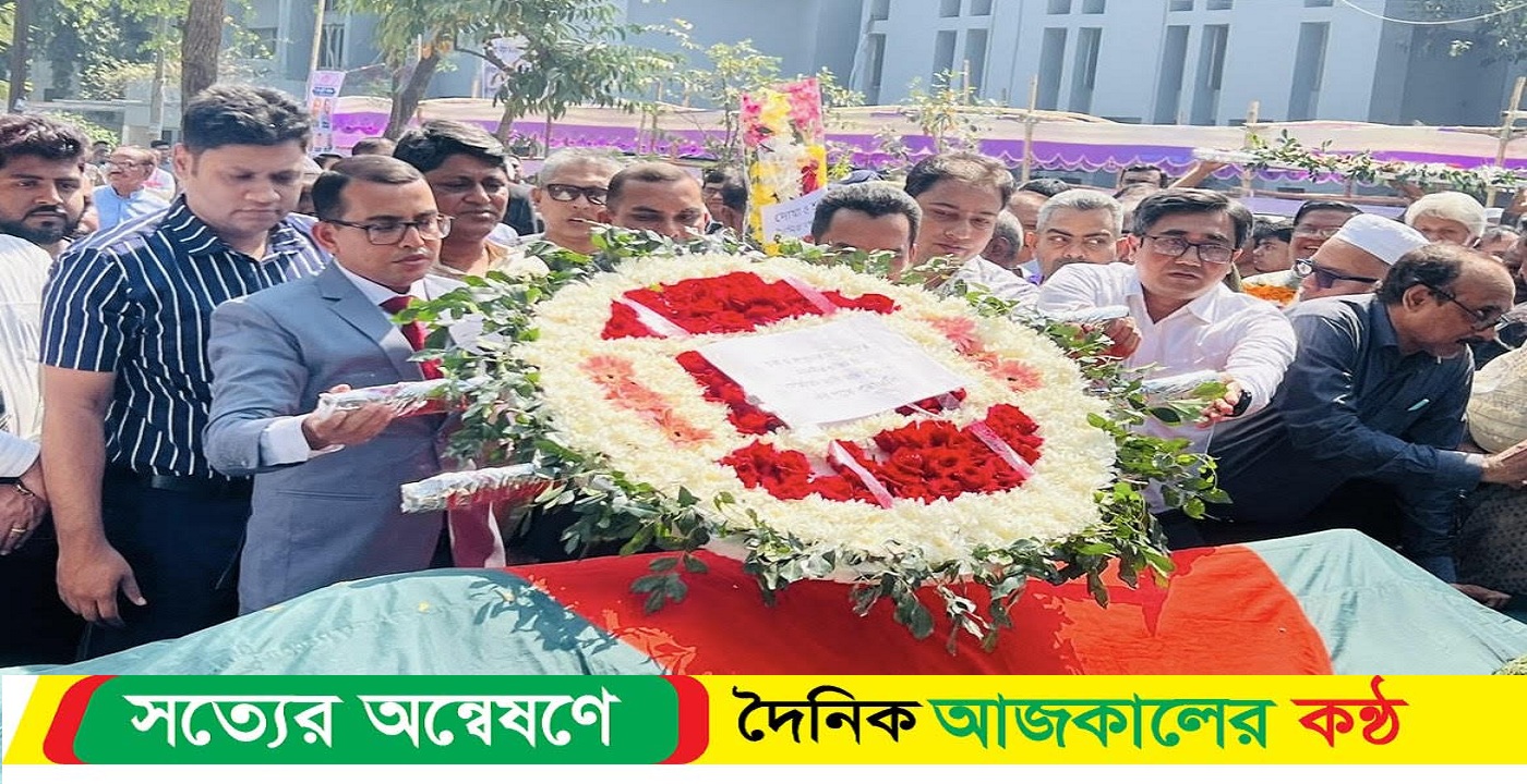 প্রধানমন্ত্রীর প্রেস সচিবের মরদেহে তথ্য ও সম্প্রচার প্রতিমন্ত্রীর পক্ষে শ্রদ্ধা নিবেদন