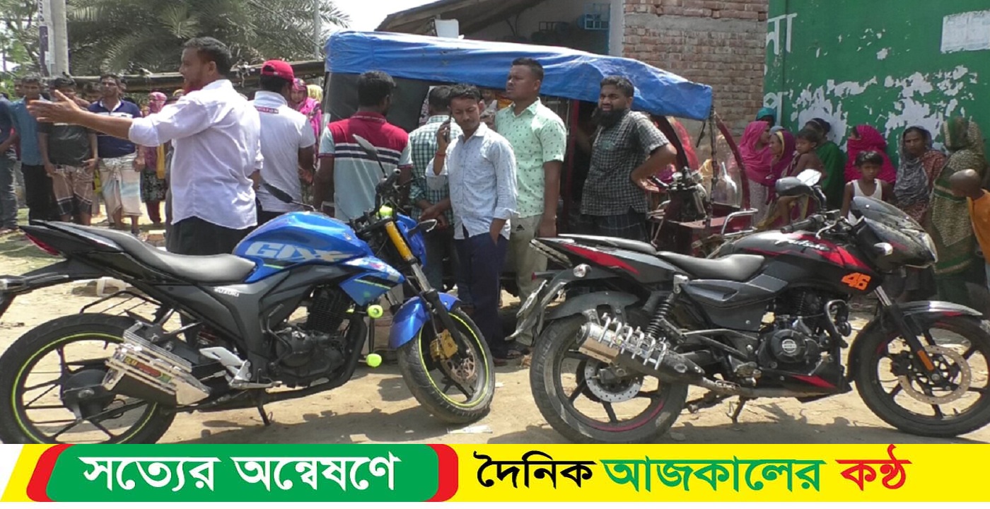 ২ মোটরসাইকেলের মুখোমুখি সংঘর্ষ, স্বামী-স্ত্রী নিহত