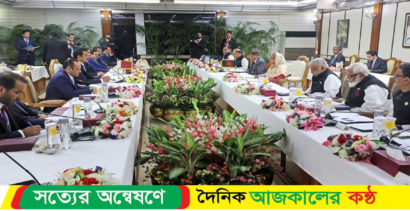 ১০ চুক্তি-সমঝোতা সই কাতার-বাংলাদেশ