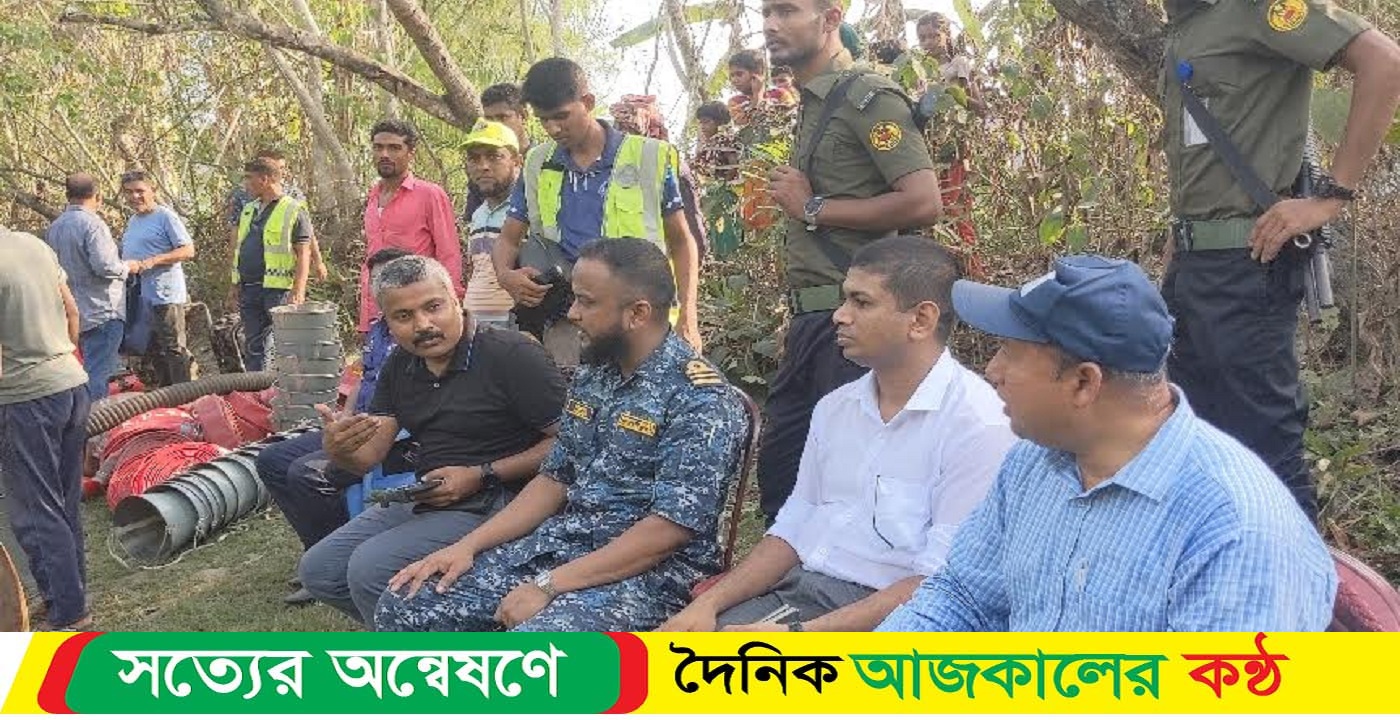 সুন্দরবনের আগুন নেভাতে ঘটনাস্থলে ৫ বাহিনী