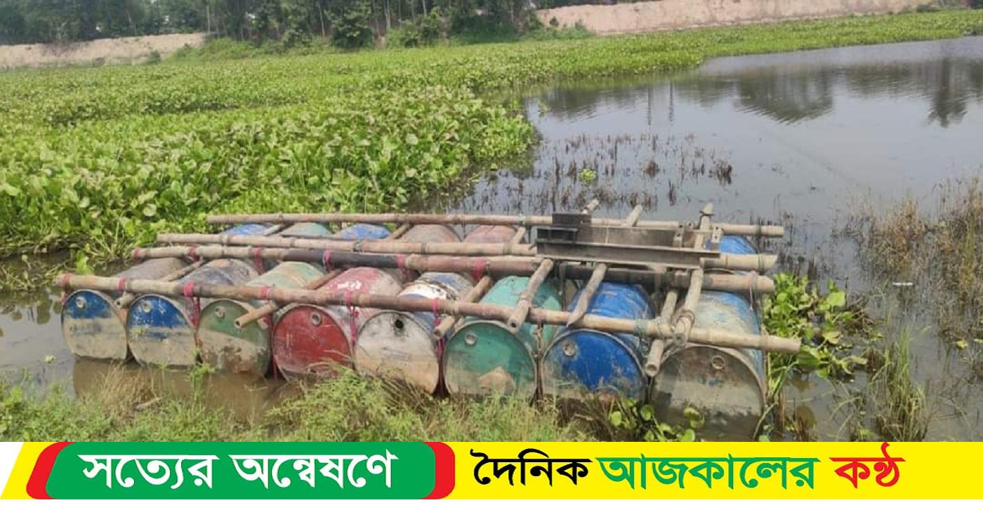 মুরাদনগরে ৪ টি অবৈধ ড্রেজার মেশিন এবং ৮ হাজার ফুট পাইপ জব্দ