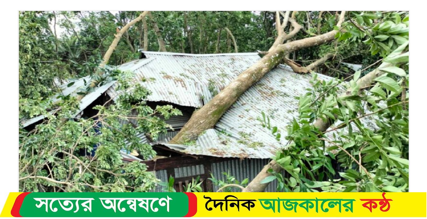 ঘূর্ণিঝড় রিমালের তাণ্ডবের পর বাকেরগঞ্জে জনজীবন বিপর্যস্ত, বিধ্বস্ত ৩০০ বাড়ি ঘর