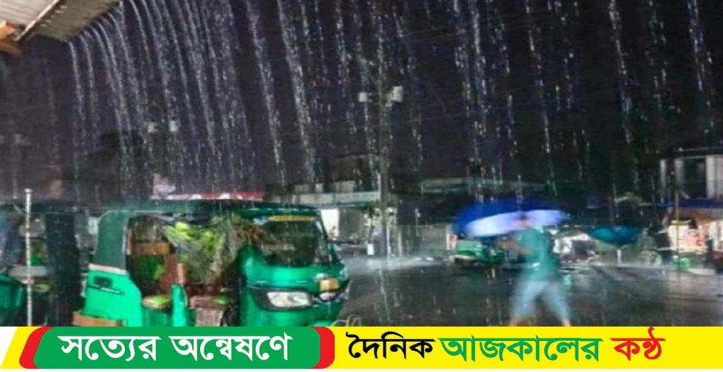 সিলেটে মশাল ধারে বৃষ্টি হচ্ছে, নদ-নদীর পানি বৃদ্ধি