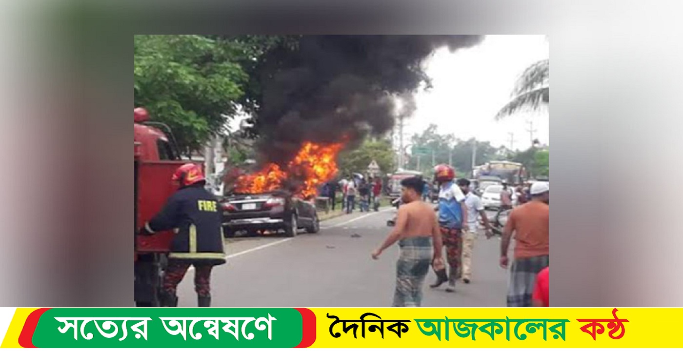 প্রাইভেটকার-মাহিন্দ্রার মুখোমুখি সং-ঘর্ষ, নি-হত ২
