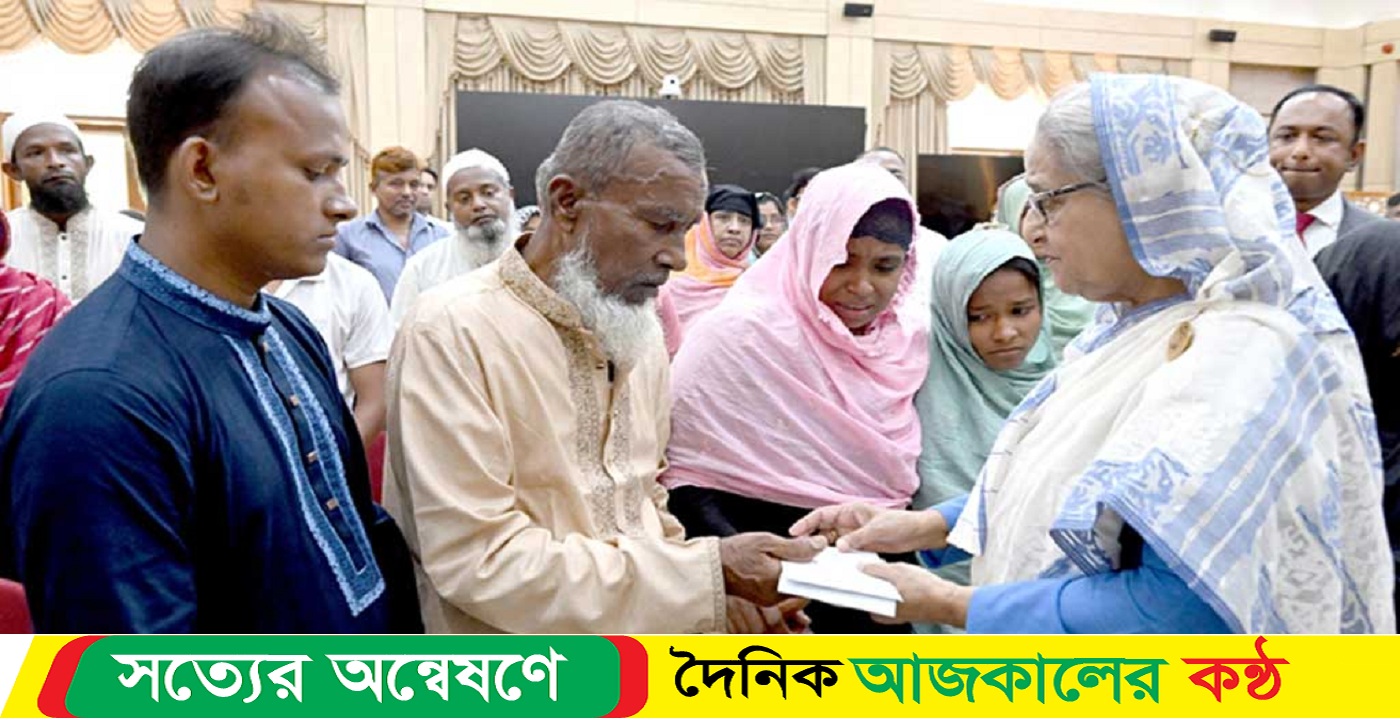 কোটা আন্দোলনে নিহত ৩৪ পরিবারকে আর্থিক সহায়তা শেখ হাসিনার